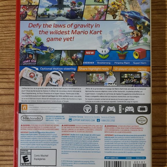Mario Kart 8 Nintendo Wii U game (CIB) - Picture 3 of 4